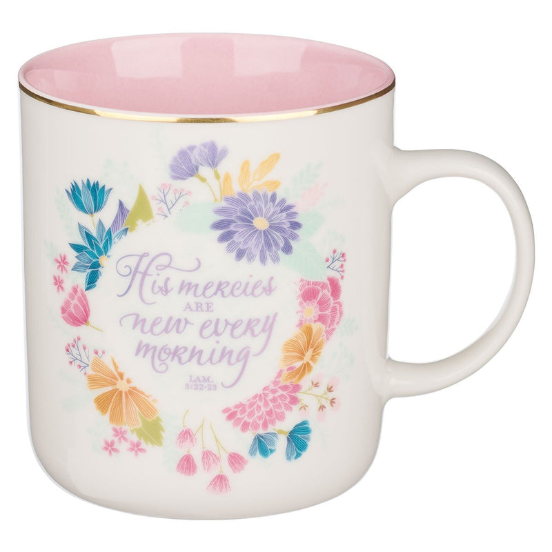 Mug Cerámica- His Mecies Lam. 2:22-23