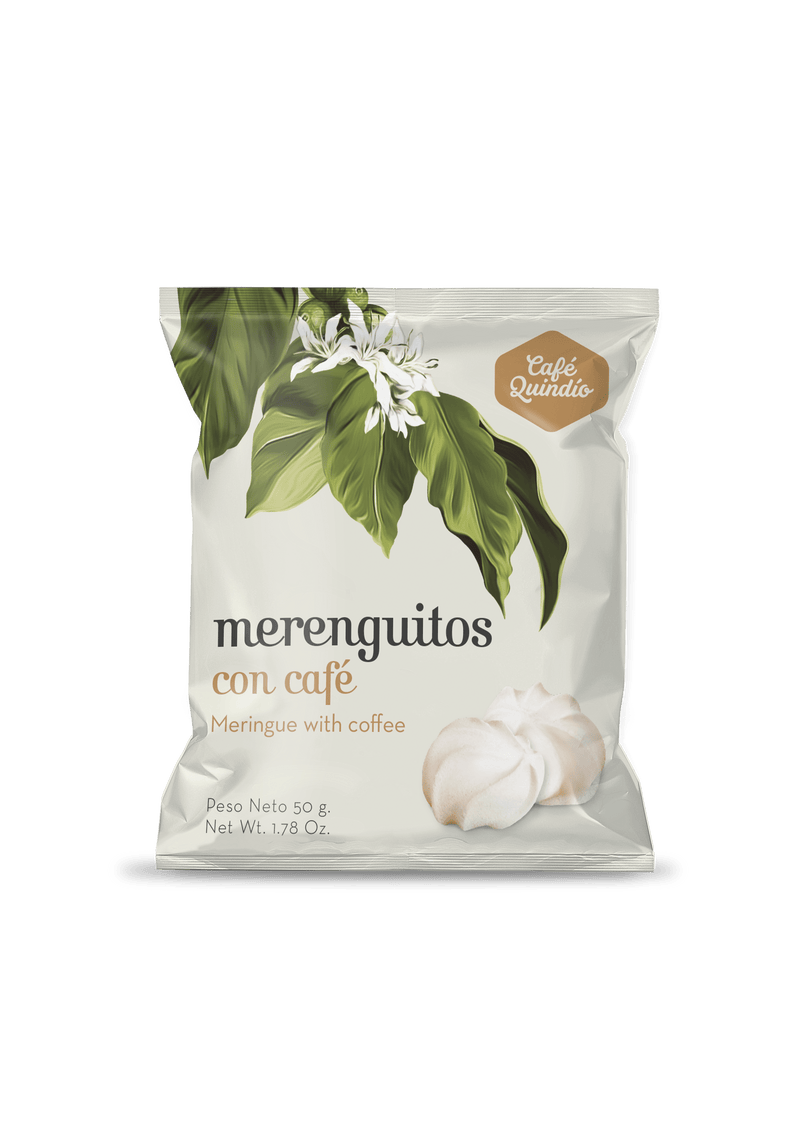 Merenguitos con café y nuez de macadamia