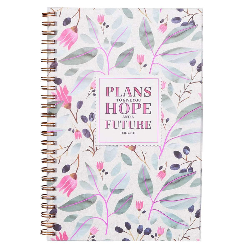 Libreta Argollada - Plans to give you hope - Coffee & Jesus