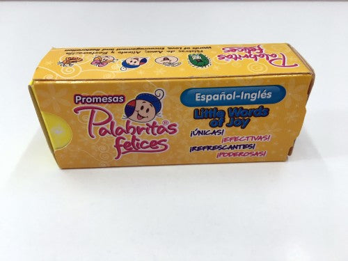 Promesas palabritas felices bilingües, Español- Ingles