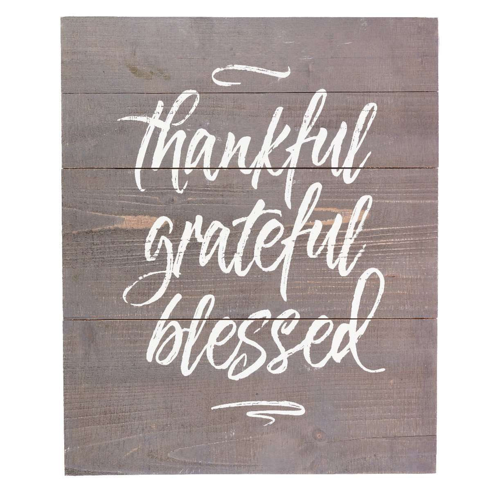 Cuadro - Thankful grateful blessed