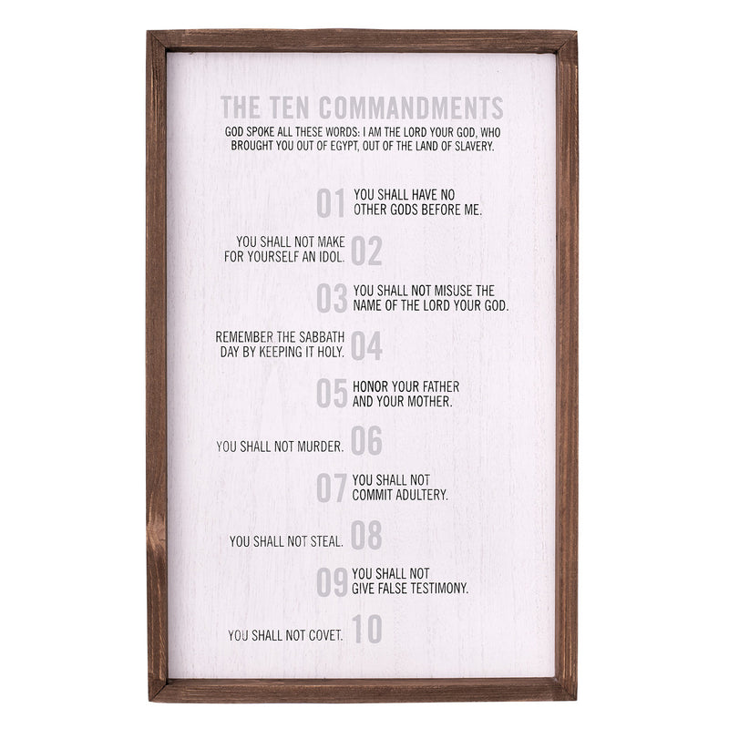 Cuadro 10 commandments