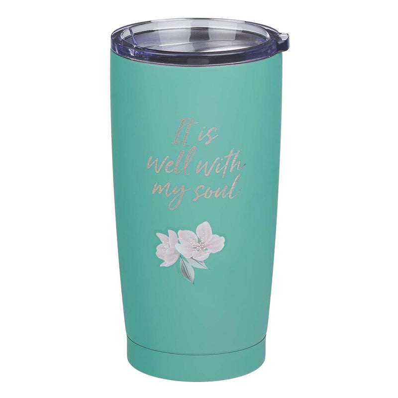 Termo de acero inoxidable It Is Well with my soul