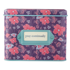 Pray Continually Prayer Cards in Tins