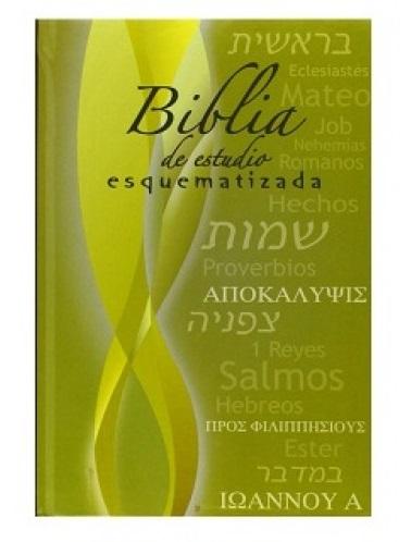 Biblia de estudio esquematizada tapa dura - RVR 1960 - Coffee & Jesus