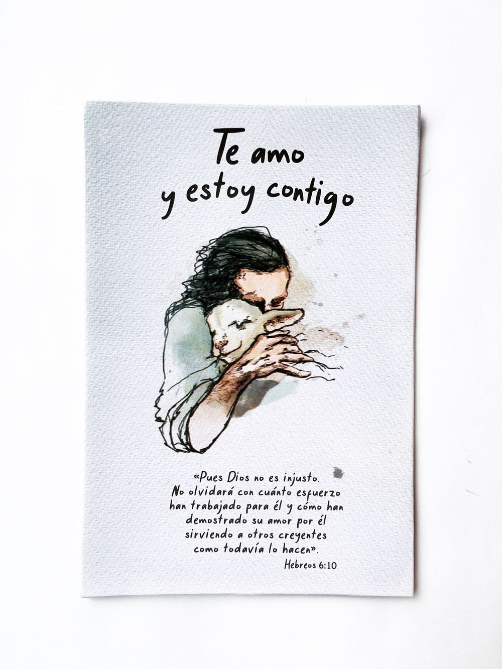 Cuadro te amo y estoy contigo