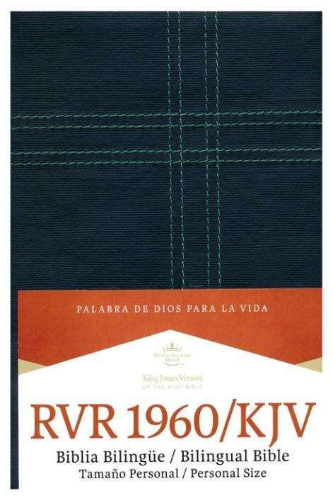 Biblia bilingüe KJV, tamaño personal negro - RVR 1960 - Coffee & Jesus