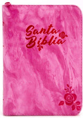 Santa Biblia fucsia con cierre - RVR