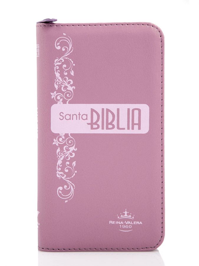 Biblia tipo agenda pequeña rosada - RVR 1960 - Coffee & Jesus