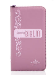 Biblia tipo agenda pequeña rosada - RVR 1960
