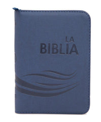 Biblia flexible letra grande, azul - TLA